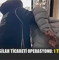 Yasa dışı silah ticareti operasyonu: 1 tutuklama