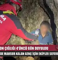 Yaşam için son çığlığı 4'üncü gün duyuldu: Dağın zirvesinde mahsur kalan genç için ekipler seferber oldu