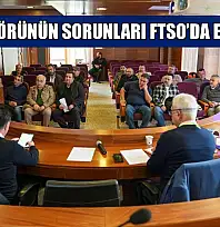 Yat sektörünün sorunları FTSO'da ele alındı
