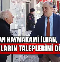Yatağan Kaymakamı İlhan, esnafların taleplerini dinledi