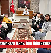 Yatağan Kaymakamı İlhan, özel öğrencileri ağırladı