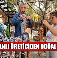 Yatağanlı üreticiden doğal lezzet