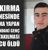 Yem kırma makinesinde çalışma yapan 26 yaşındaki genç şafta takılması sonucu öldü