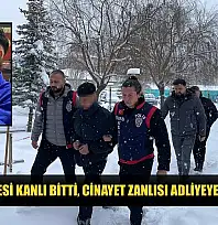 Yılbaşı gecesi kanlı bitti, cinayet zanlısı adliyeye sevk edildi