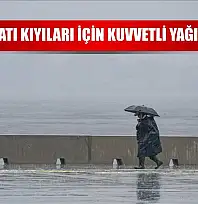 Yurdun batı kıyıları için kuvvetli yağış uyarısı