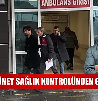 Yusuf Güney sağlık kontrolünden geçirildi