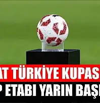 Ziraat Türkiye Kupası'nda grup etabı yarın başlıyor