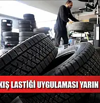 Zorunlu kış lastiği uygulaması yarın başlıyor