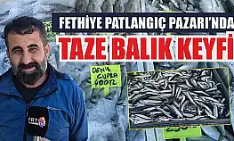 Fethiye Patlangıç Pazarı'nda taze balık keyfi