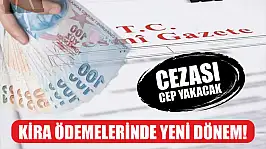 Kira ödemelerinde yeni dönem Cezası cep yakacak