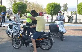 Trafiğe Kapalı Alanlarda Motor Kullananlara Ceza Yağdı