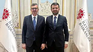 İletişim Başkanı Duran, Genel Müdür Çay'ı kabul etti