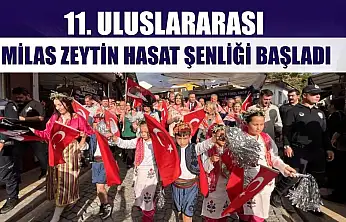 11. Uluslararası Milas Zeytin Hasat Şenliği başladı