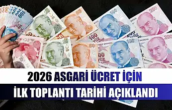 2026 Asgari Ücret İçin İlk Toplantı Tarihi Açıklandı