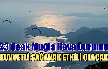 23 Ocak Muğla Hava Durumu: Kuvvetli Sağanak Etkili Olacak