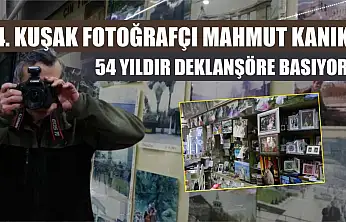 4. kuşak fotoğrafçı Mahmut Kanık 54 yıldır deklanşöre basıyor