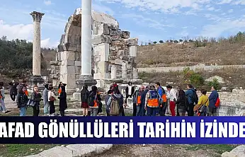 AFAD gönüllüleri tarihin izinde