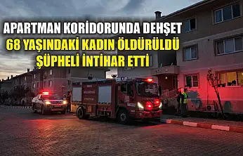 Apartman Koridorunda Dehşet: 68 Yaşındaki Kadın Öldürüldü, Şüpheli İntihar Etti