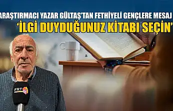 Araştırmacı Yazar Gültaş'tan Fethiyeli gençlere mesaj: 'İlgi duyduğunuz kitabı seçin'