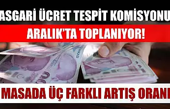 Asgari Ücret Tespit Komisyonu Aralık'ta toplanıyor! Masada üç farklı artış oranı