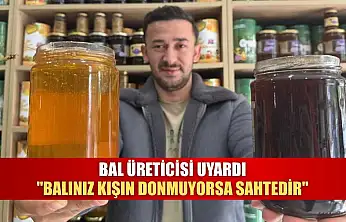 Bal üreticisi uyardı: 'Balınız kışın donmuyorsa sahtedir'