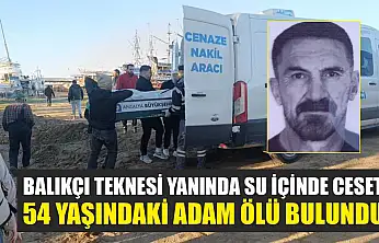 Balıkçı Teknesi Yanında Su İçinde Ceset: 54 Yaşındaki Adam Ölü Bulundu