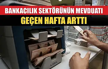 Bankacılık sektörünün mevduatı geçen hafta arttı
