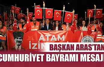 Başkan Aras'tan Cumhuriyet Bayramı Mesajı