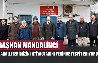 Başkan Mandalinci: 'Mahallelerimizin ihtiyaçlarını yerinde tespit ediyoruz'