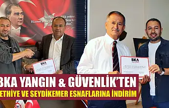 BKA Yangın & Güvenlik'ten Fethiye ve Seydikemer Esnaflarına İndirim