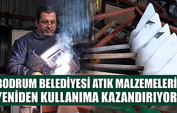 Bodrum Belediyesi Atık Malzemeleri Yeniden Kullanıma Kazandırıyor