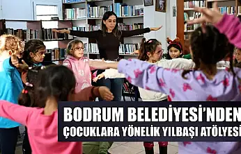 Bodrum Belediyesi'nden çocuklara yönelik yılbaşı atölyesi