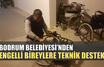 Bodrum Belediyesi'nden engelli bireylere teknik destek