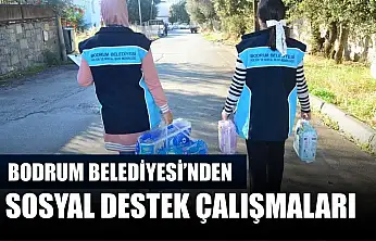 Bodrum Belediyesi'nden sosyal destek çalışmaları