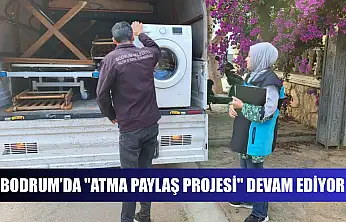 Bodrum'da 'Atma Paylaş Projesi' devam ediyor