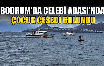 Bodrum'da Çelebi Adası'nda çocuk cesedi bulundu