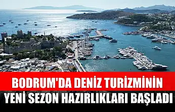 Bodrum'da deniz turizminin yeni sezon hazırlıkları başladı
