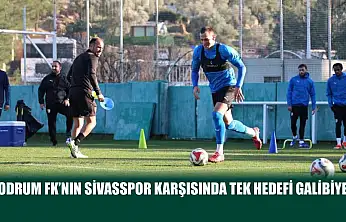 Bodrum FK'nın Sivasspor karşısında tek hedefi galibiyet
