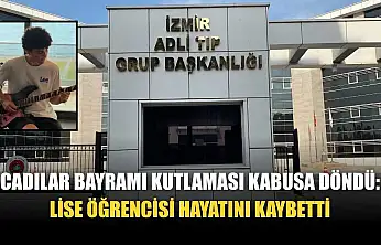 Cadılar Bayramı kutlaması kabusa döndü: Lise öğrencisi hayatını kaybetti