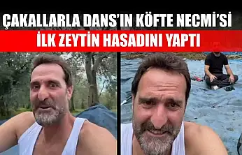 Çakallarla Dans'ın Köfte Necmi'si ilk zeytin hasadını yaptı