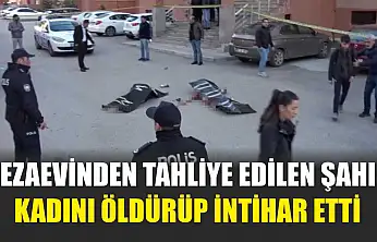 Cezaevinden Tahliye Edilen Şahıs, Kadını Öldürüp İntihar Etti