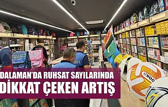 Dalaman'da ruhsat sayılarında dikkat çeken artış