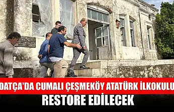 Datça'da Cumalı Çeşmeköy Atatürk İlkokulu restore edilecek
