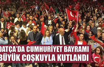 Datça'da Cumhuriyet Bayramı büyük coşkuyla kutlandı