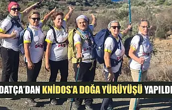 Datça'dan Knidos'a doğa yürüyüşü yapıldı