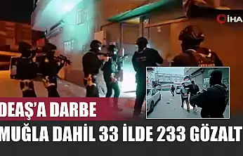 DEAŞ'a Darbe: Muğla Dahil 33 İlde 233 Gözaltı