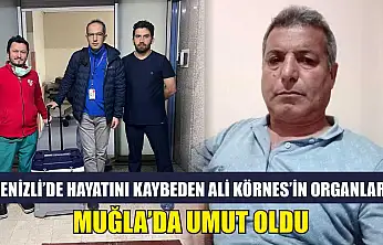 Denizli'de Hayatını Kaybeden Ali Körnes'in Organları Muğla'da Umut Oldu