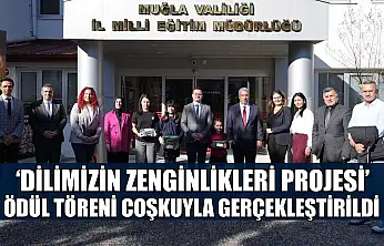 'Dilimizin Zenginlikleri Projesi' ödül töreni coşkuyla gerçekleştirildi
