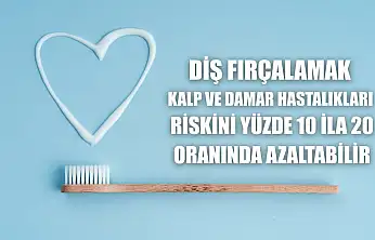 Diş fırçalamak kalp ve damar hastalıkları riskini yüzde 10 ila 20 oranında azaltabilir