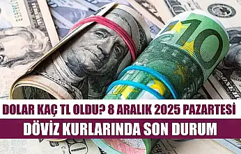 Dolar Kaç TL Oldu? 8 Aralık 2025 Pazartesi Döviz Kurlarında Son Durum